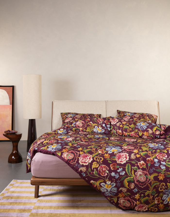 Essenza Rosanella Dekbedovertrek 240 x 220|220 cm - Mauve Wine