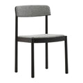 Normann Copenhagen Timb Eetkamerstoel - Textiel - Lichtgrijs / Zwart