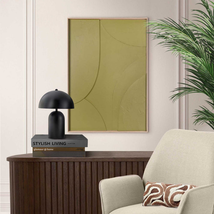 Reinders - Terrace - vintage green - Schilderij 3D Art 50x70 cm - Groen