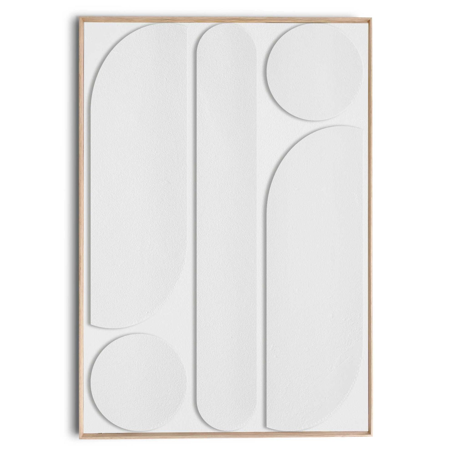 Reinders - White Balance - Schilderij 3D Art 70x100 cm - Wit
