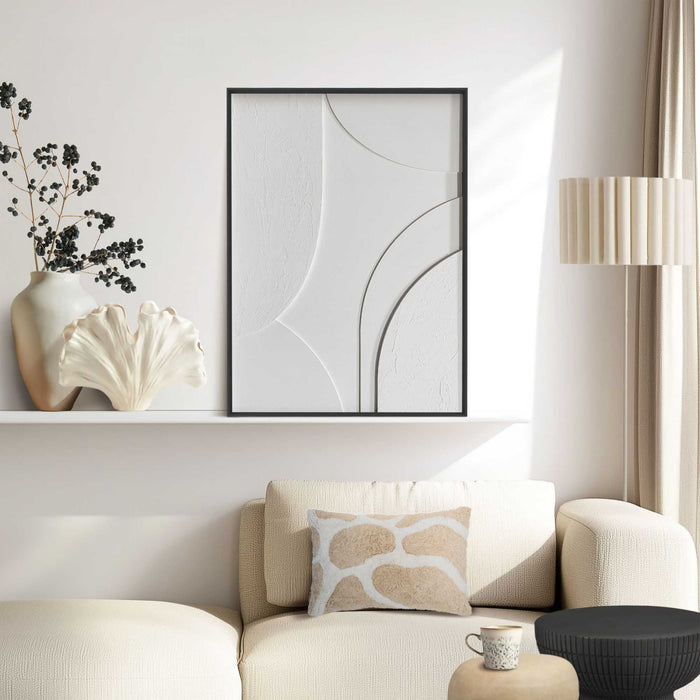 Reinders - Terrace - Schilderij 3D Art 50x70 cm - Wit