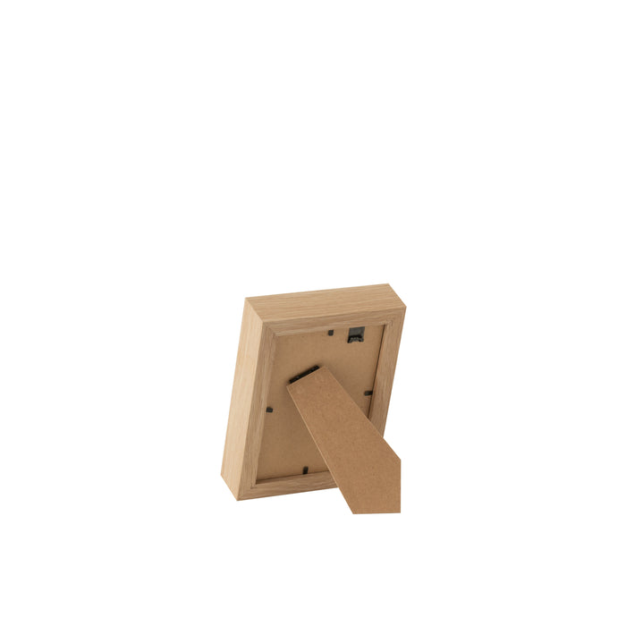 J-Line fotolijst Diepte - hout - naturel - 2 stuks