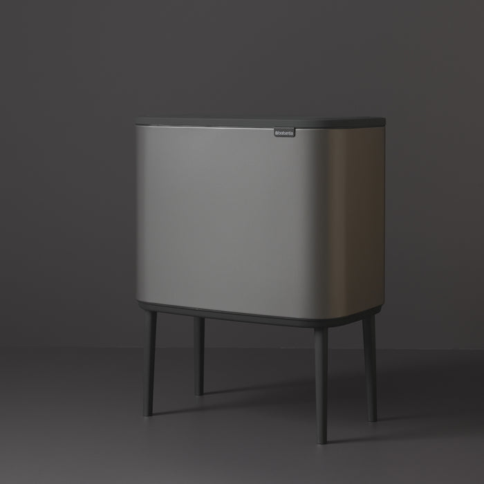Brabantia Bo Touch Bin Afvalemmer 11 + 23 L - Platinum