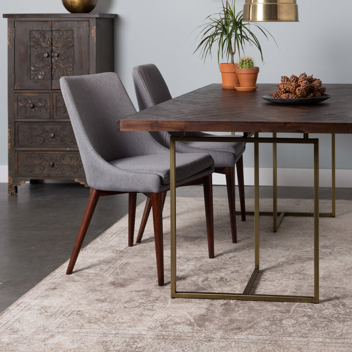 Dutchbone Rugged Vloerkleed 170 x 240 cm - Bruin