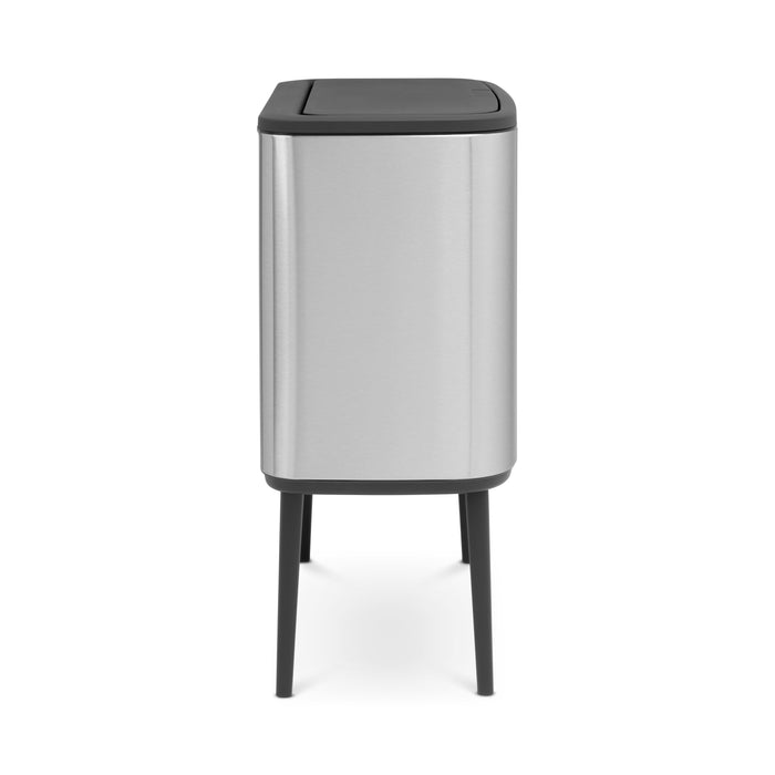 Brabantia Bo Touch Bin Afvalemmer 11 + 23 L - Vingerafdrukvrij - Zilver