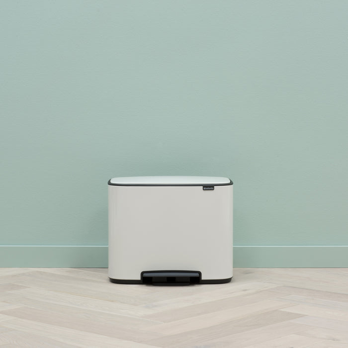 Brabantia Bo Pedaalemmer 3 x 11 L  - Wit