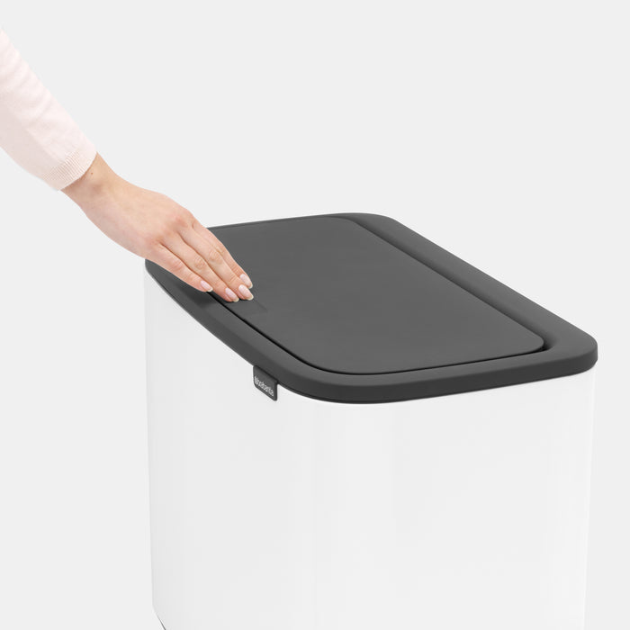 Brabantia Bo Touch Bin Afvalemmer 3 x 11 L  - Wit
