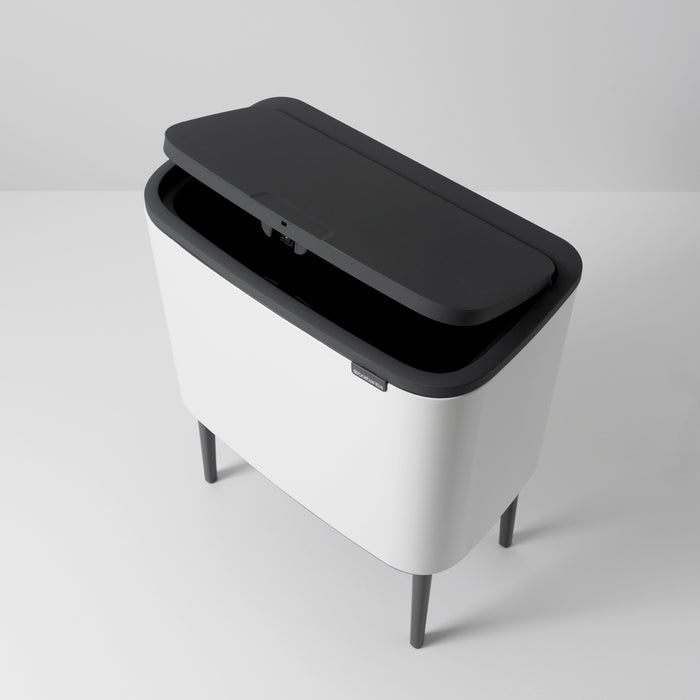 Brabantia Bo Touch Bin Afvalemmer 3 x 11 L  - Wit