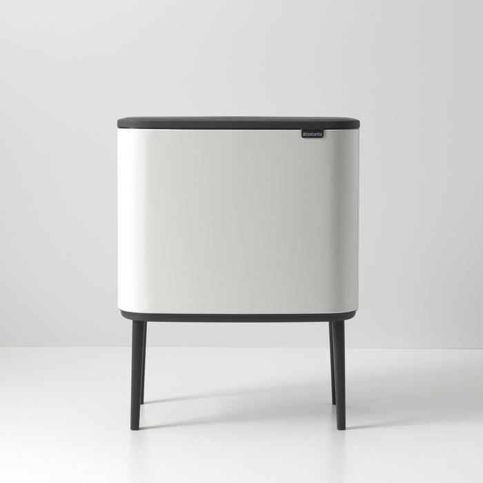 Brabantia Bo Touch Bin Afvalemmer 3 x 11 L  - Wit