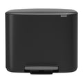 Brabantia Bo Pedaalemmer 3 x 11 L - Zwart