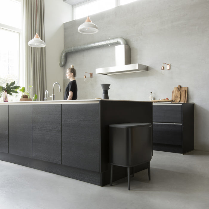 Brabantia Bo Touch Bin Afvalemmer 3 x 11 L  - Zwart