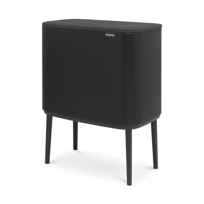 Brabantia Bo Touch Bin Afvalemmer 3 x 11 L  - Zwart