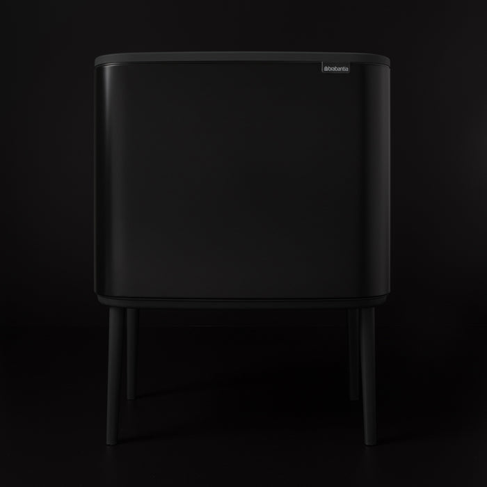 Brabantia Bo Touch Bin Afvalemmer 3 x 11 L  - Zwart