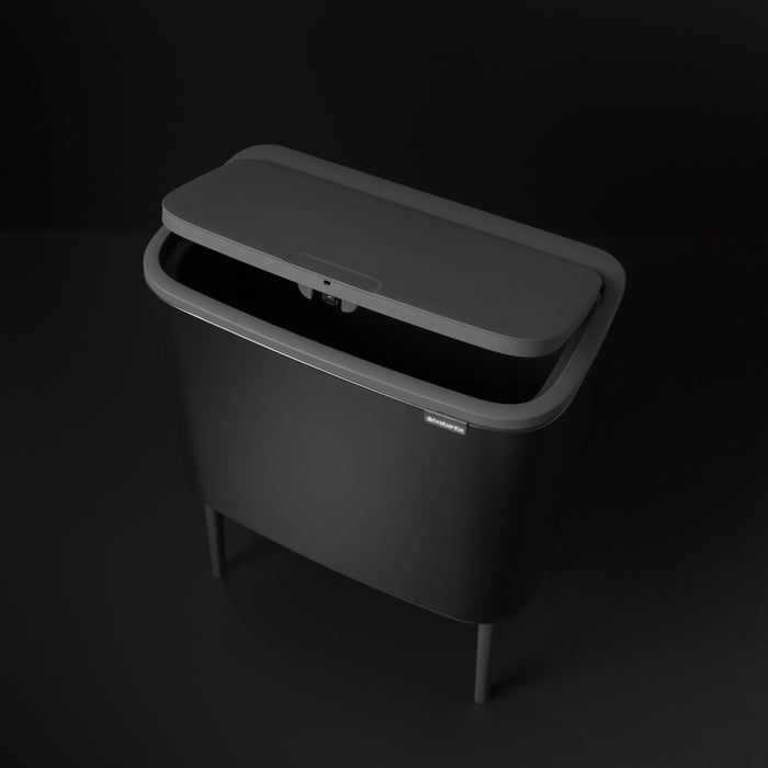 Brabantia Bo Touch Bin Afvalemmer 3 x 11 L  - Zwart