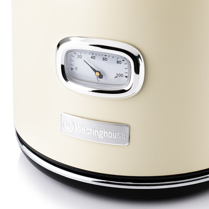 Westinghouse Retro Waterkoker - 1.7 liter - Wit