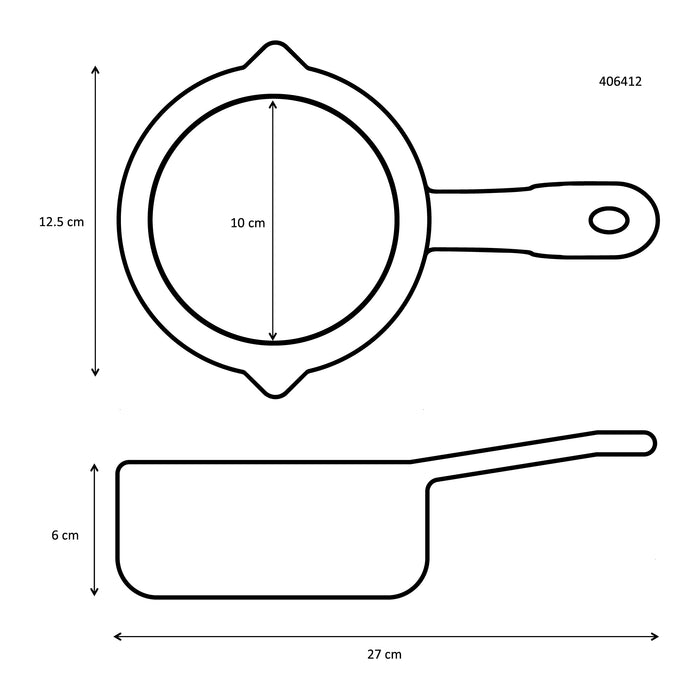Ibili Steelpan Ø 12 cm