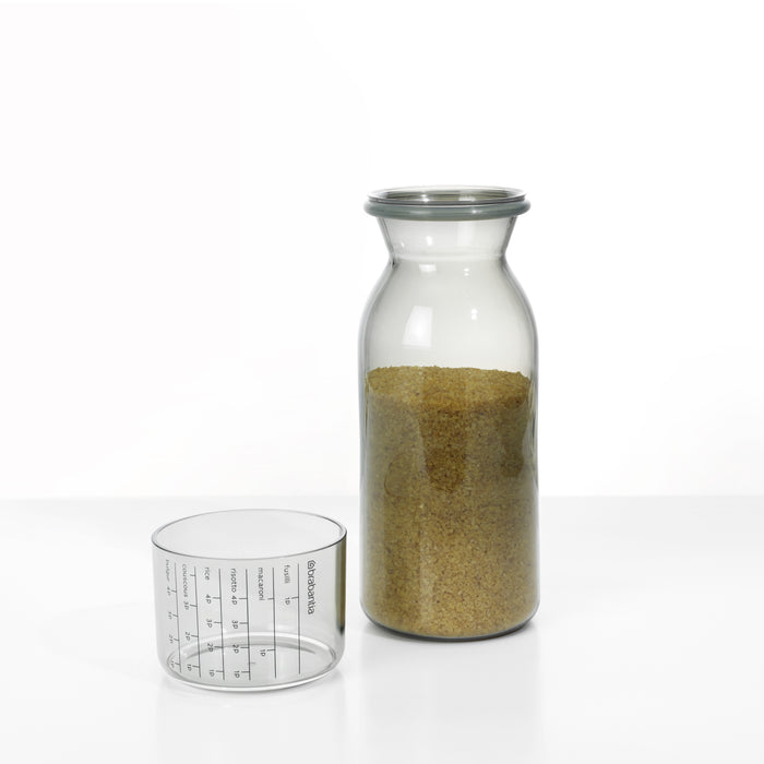 Brabantia Voorraadpot met Maatbeker 1,3 L - 2 st.