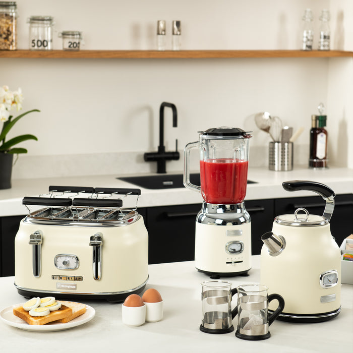 Westinghouse Retro Blender - Smoothie Maker - Wit