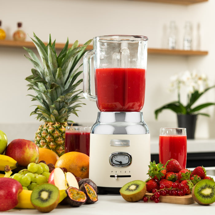 Westinghouse Retro Blender - Smoothie Maker - Wit