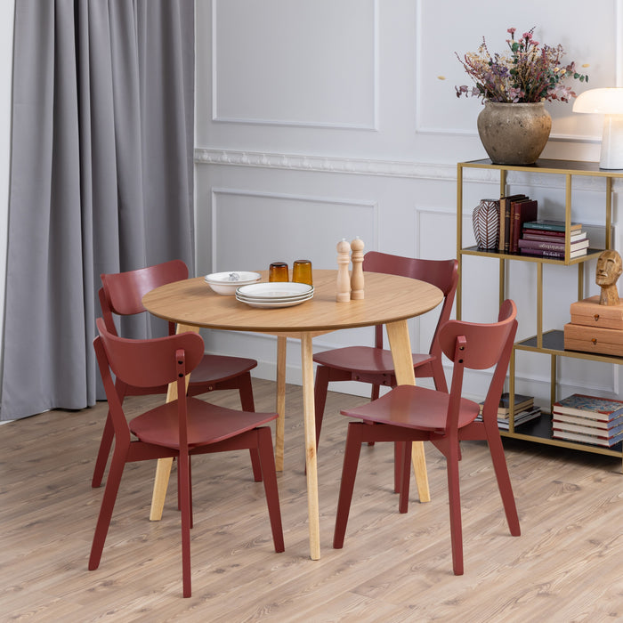 by fonQ basic Crow Eettafel - Ø 105 cm - Eiken