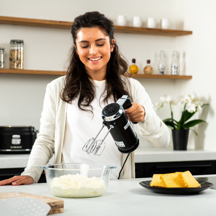 Westinghouse Retro Handmixer - Zwart