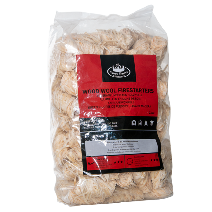 Esschert Design - Aanmaakwokkels 1kg - Hout - Vuurkorf -