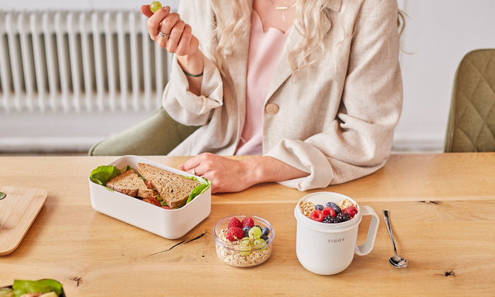 Homra lunchpot TIGGY Grey
