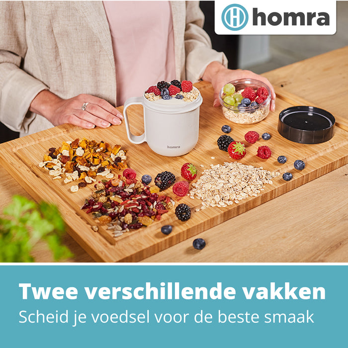 Homra lunchpot TIGGY Grey
