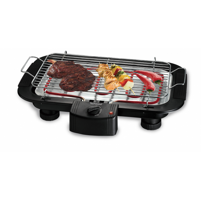 Techwood Elektrische Barbecue Op Statief - Tafelbarbecue 2-in-1