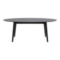 by fonQ Bolt Eettafel - 200 x 90 cm - Zwart