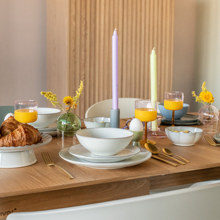 Zuiver Glimps Eettafel Uitschuifbaar - 120/162 x 80 cm - Naturel