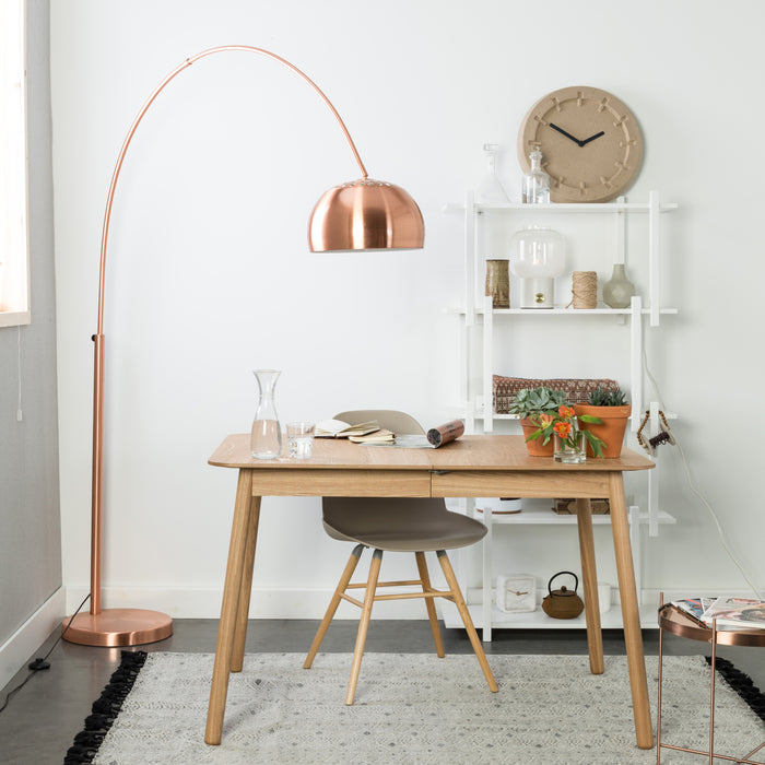 Zuiver Glimps Eettafel Uitschuifbaar - 120/162 x 80 cm - Naturel