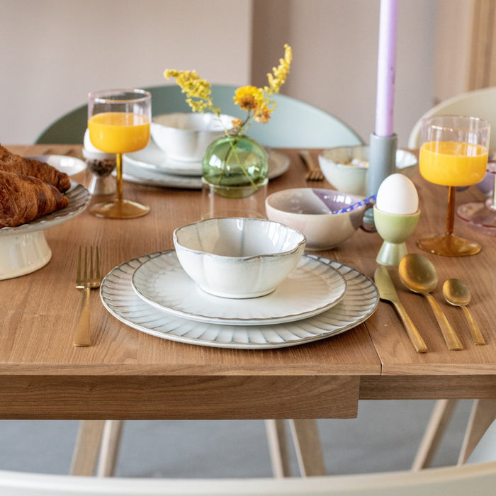 Zuiver Glimps Eettafel Uitschuifbaar - 120/162 x 80 cm - Naturel