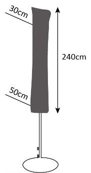 SORARA Parasolhoes Geschikt voor parasol tot Ø 400 cm