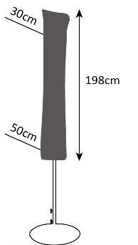 SORARA Parasolhoes Geschikt voor parasol tot Ø 300 cm