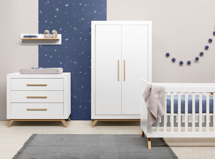 Bopita Fenna bed 60x120 - Wit|Naturel