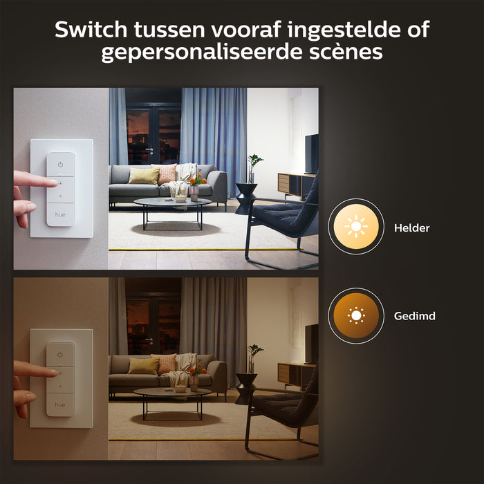 Philips Hue White Lichtbron - E27 - 3-pack
