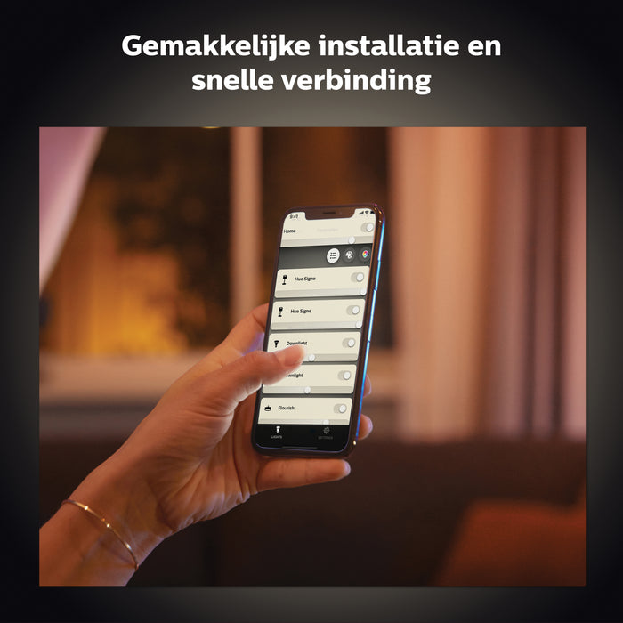 Philips Hue White Lichtbron - E27 - 3-pack