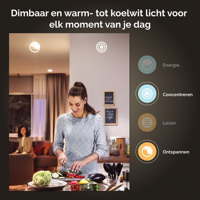 Philips Hue White & Color Ambiance Lichtbron - E27 - 2-pack