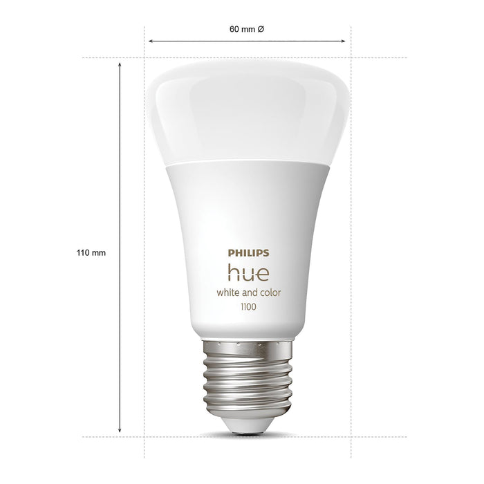 Philips Hue White & Color Ambiance Lichtbron - E27 - Starterkit