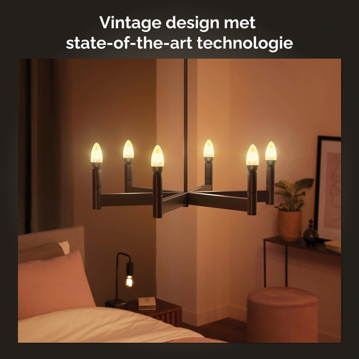 Philips Hue Filament Lichtbron - E14 - 2-pack