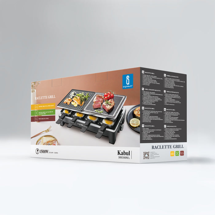 Aigostar Bar 30REL - Gourmetstel - 1500W - 8 personen
