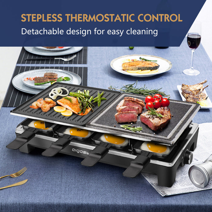 Aigostar Bar 30REL - Gourmetstel - 1500W - 8 personen
