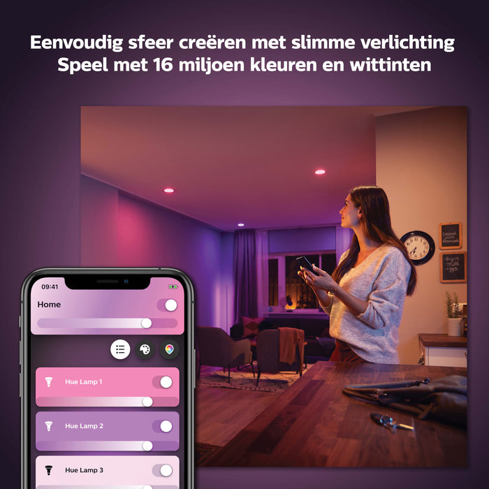 Philips Hue White & Color Ambiance Lichtbron - GU10 - 1-pack