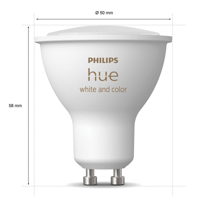 Philips Hue White & Color Ambiance Lichtbron - GU10 - Starterkit