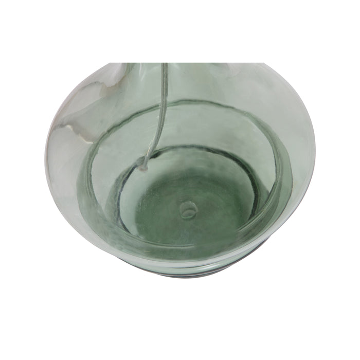 WOOOD Straw Tafellamp Voet - Glas - Olive Green - 52x22x22