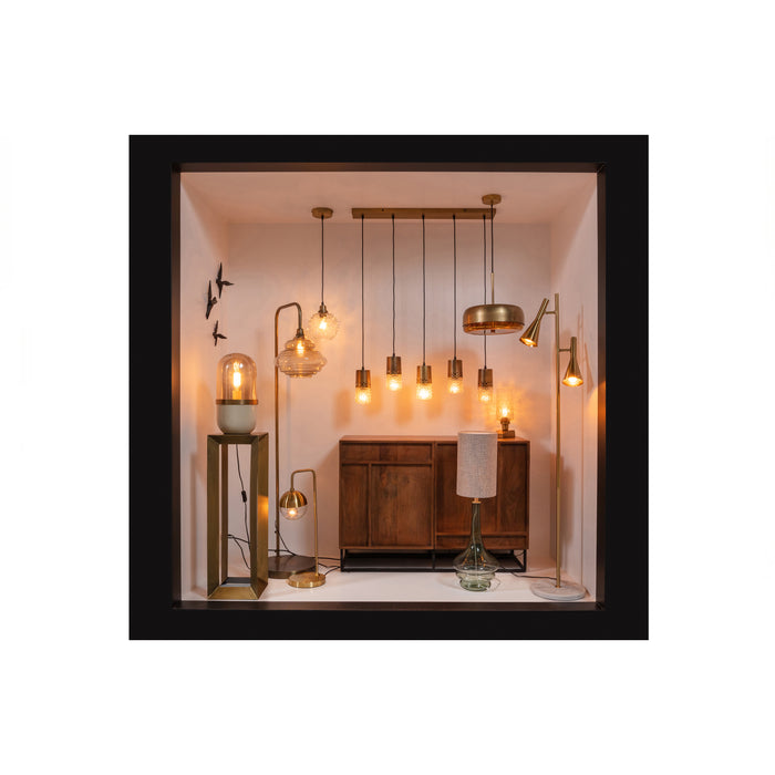 WOOOD Straw Tafellamp Voet - Glas - Olive Green - 52x22x22