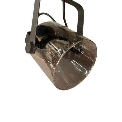 Freelight Spot Fumoso Zwart met Smoke Glas 2 Lichts