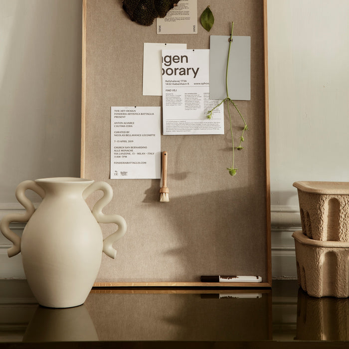 ferm LIVING Verso Vaas - Crème