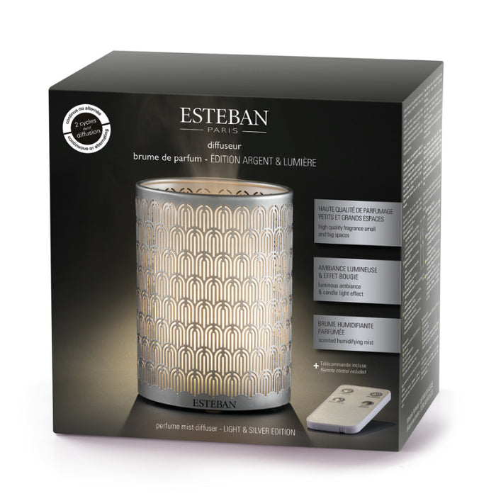 Esteban Mist Diffuser Light & Silver edition